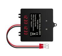 Tixqeaif Bbattery Equalizer Intelligent Battery Balancer for Lead-Acid Lithium Batteries 24V Digital 2X12V Electrical Tool