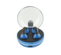Tixqeaif Bluetooth Headset Open Headset with Clip Sport Gaming Portable Wireless Headset with Noise Cancellation Blue