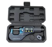 Tixqeaif Digital Micrometer, Professional Inch/Metric Measuring Tools 0.00005inch/0.001mm Resolution Thickness Gauge