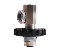 Tixqeaif Diving Inflation Valve Connector Air Compressor Charging Valve Fill Station Scuba Diving Regulator DIN G5/8-14 to Female 1/4NPT Scba