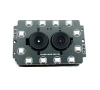 Tixqeaif Dual Lens 1080P 2MP 30FPS 1920 x 1080P Infrared Camera Module in Black and White with Digital Microphone for Artificial Vision