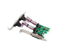 Tixqeaif Expansion Board ST317 PCIe X1 AX99100 2S1P Industrial RS232+ Multifunction Control Convenient Expansion Board Replacement Parts for Computer