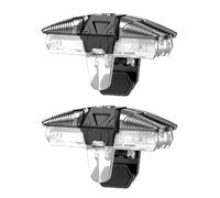 Tixqeaif G24 Mobile Phone Game Automatic Bluetooth Trigger Game Button Set Chicken-Eating Artifact Adjustable Gear Buckle Button Set Kit