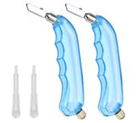 Tixqeaif -Grip Oil Feed Glass Cutter - 2 Pack Professional Glass Cutting Tool with Tungsten Cutter Heads and Oil Dripper