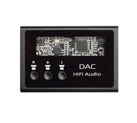 Tixqeaif HIFI Headphone Decoding Amplifier ES9018K2M DSD128 PCM32BIT 384KHz Lossless Decoding Output Built-in MAX97220 Chip