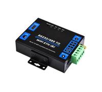 Tixqeaif Industrial Serial Server RS232/485 A WiFi and Ethernet Modbus Gateway, MQTT Gateway Ordinary Network Port