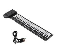 Tixqeaif Keyboard Piano Roll Up Electric Piano for Beginners Foldable 49 Keys Electronic Piano