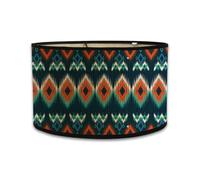 Tixqeaif Lamp Shades Print Oval Lamp Shade 30 * 30 * 20CM Vintage Lamp Shades for Chandeliers and Floor Lamps E