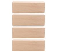 Tixqeaif Large Carving Wood Blocks Whittling Wood Blocks Basswood Carving Blocks Unfinished Set for Carving Beginners