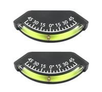 Tixqeaif Level Gauge for RV Truck Vehicle, Trailer Level Gauge, Inclinometer with High Definition, Inclinometer Gauge 2PCS