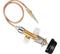 Tixqeaif Low Pressure Gas LPG Fireplace Failure Safety Control Valve Kit Gas Heater Thermocouple Replacement 5/8-18UNF