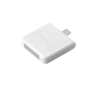 Tixqeaif Mini Portable RFID ID Card Reader 125KHz USB Smart EM Card Reader forWin8 Android OTG Smart Phone Support White
