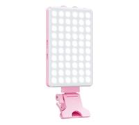 Tixqeaif Mobile Phone Take Photo and Video Fill Light for Phone with Clip Adjusted Light LED Light Selfie Light 80 LED 2500K-9000K W/Battery C