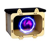 Tixqeaif Mobile Television Projector for Holographic Theatre Scientific Experiment Primary School Students Handmade Materials Invention