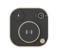 Tixqeaif Multifunctional Foldable Mobile Magnetic Wireless Charger with Lamp Mobile Phone Watch Earphones 15W Desktop Charger,C