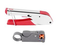 Tixqeaif New Multi Compression Coaxial Cable Crimping Tool F Rg6 Rg58 Rg59 Connectors Coax Crimper Coaxial Cable Stripper