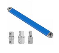 Tixqeaif Offset Extension Wrench, 15Inch As Shown Carbon Steel Offset Impact-Ready Socket Wrench Tool