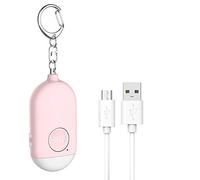 Tixqeaif Personal Alarm Rechargeable Waterproof Emergency Self SOS Alert Rape Whistle Safety Siren for Women Kids Elders