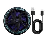 Tixqeaif S18 Mobile Phone Cooling Radiator Magnetic Semiconductor Technology, Silent Operation Compatible with IOS & Android A