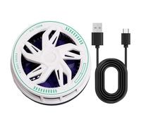 Tixqeaif S18 Mobile Phone Cooling Radiator Magnetic Semiconductor Technology, Silent Operation Compatible with IOS & Android B