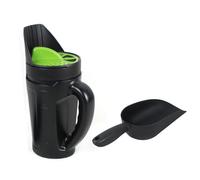Tixqeaif Seed Spreader Hand Held, Hand Spreader Lawn and Garden for Grass Seed Salt Earth Food, Seed Shaker Adjustable