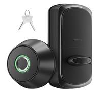 Tixqeaif Smart Fingerprint Recognition Door Lock, Smart Deadbolt Lock with App Counting, Biometric Door Lock, Automatic Lock