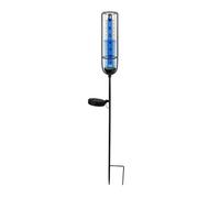 Tixqeaif Solar Lamp Rain Gauge,7inch Rain Gauge Outdoor, Large Clear Numbers and Rain Measuring Tool for Garden,Lawn and Farm Easy Install