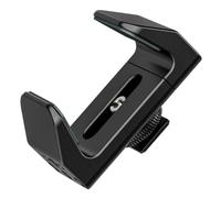 Tixqeaif Universal Power Bank Mount Holder Cold Shoe Mount for 53mm to 72mm Power Supply for DSLR Camera Cage Battery Clamp