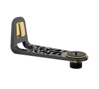 Tixqeaif Wall Mount Projector Stand Sturdy Aluminium Alloy Metal Bracket Multi-Angle Compatible with Most Projectors Black