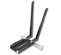 Tixqeaif WiFi6E Wireless Antenna Network Card Accessories for WiFi6E Network Cards 3000Mbps 2.4G 5G 6GHz Bluetooth 5.2 Wireless LAN Adapter Tri-Band USB3.0 WiFi Receiver for DesktopComputer Lapt