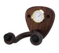 Tixqeaif Wood Guitar Holder Hook Stand Wall Mount Guitar Hanger for Acoustic Electric Guitar/Banjo/Bass Easy Install Dark Wood Color
