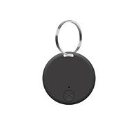 tiyao GPS Tracker Wireless Bluetooth 5.0 Anti-Lost Device Locator Pet Key Wallet Tracker with Key Ring Black