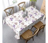 Tizhweqo 3D Grapes Table Cloth Rectangular 140x280 cm, Fruit Table Cover Machine Washable Wipeable Water Resistant Tablecloth for Kitchen Dining Party 55x110 in Q.P2239