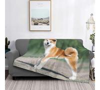 Tizhweqo Shiba Inu Printed Blanket, 3D Dog Animals Fluffy Fleece Flannel Throw Blanket Lightweight Soft Warm Blankets for Couch Sofa Bed Travel Bedroom Decor 220x240 cm 773p