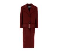 Tiziano Coat - female - Ferragamo - Belted Coats - Red - XS - Coats XS