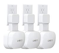 Tizomi Outlet Wall Mount Only for eero 6 & 6+ mesh Wi-Fi System (NOT for Pro 6/Pro 6E), No Messy Wires & Space Saving Outlet Mount Holder for eero 6 Extender (3 Pack)