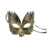 [Tizuqe] Antique Masquerade Halloween Ball Mask Christmas for Couples Women and Men Mardi Gras Mask Mardi Gras Costume Accessories Set for Men Adult Women