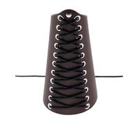 [Tizuqe] Halloween Gothic Wrist Blazer Grommet Decorative Punk Warrior Pirate Knight PU Wristband Gauntlet for Men Women, As described