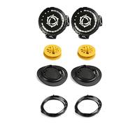 [Tizuqe] No Tie Shoelaces, Rotating Shoe Buckle, Quick Shoe Strings, Metal Wire Swivel, Automatic Buckle Rope with Strong Quick Shoe Strings, Easy to Use Outdoor Shoe Accessories, Small Dolphin Black