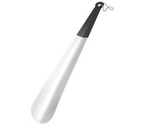 [Tizuqe] Portable Shoe Opener Lightweight Compact Size Alloy Shoe Horn Spoon Hell Part Tool for Travel and Daily Commuting Accessories, Black handle, L~XL A