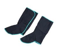 Tizuqe Professional Welder Spats Shoe Protector Heat Resistant Abrasion Resistant Welding Machine Foot Cover Work Foot Cover, Black, L~XL A