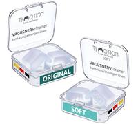 TJ-Motion Bundle - Be In Balance Regular & Soft - Jaw Relaxation & Vagus Nerve Workout - Support for Jaw Pain Shoulder Neck Back Stress & Anxiety - Box Included - BPA Free