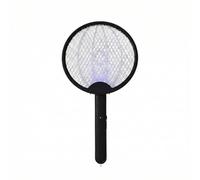 TJC Electric Fly Swatter Mosquito Killer USB Rechargeable, 3-in-1 Folding Fly Zapper Bug Zapper Indoor Outdoor, Electric Fly Killer for Home, Mosquito Zapper Racket- Black