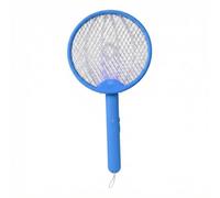TJC Electric Fly Swatter Mosquito Killer USB Rechargeable, 3-in-1 Folding Fly Zapper Bug Zapper Indoor Outdoor, Electric Fly Killer for Home, Mosquito Zapper Racket (Blue)