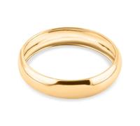 TJC Royal Bali 9ct Gold Wedding Band Ring for Women, Unisex Glossy, Size L