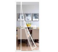 TJDWPRRD Clear Thermal Insulated Door Curtain Left Right Side Opening Magnetic Screen Door Patio Bedroom Doorway Cover,A,95x205cm