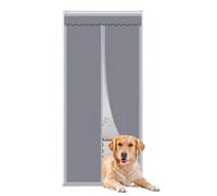 TJDWPRRD Door Curtains for Kitchen Balcony Solid Color Magnetic Screen Doors Self-Sealing Partition Privacy Mesh for Entry,A,1.9x2.2m