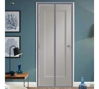 TJDWPRRD Indoor Door Curtain for Mesh Magnetic Screen Door for Sliding Doors Patio Heavy Duty Self-Sealing Curtain with Hook,A,85x205cm