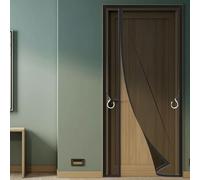 TJDWPRRD Magnetic Screen Door Curtain for Front Sliding Single French, Double-Sided Opening Screen Hands Free Mesh Curtain,A,1.6x2.2m