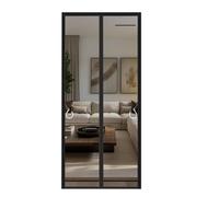 TJDWPRRD Magnetic Screen Door, Hands-Free Entry Mesh Curtain for Kitchen Indoor Automatic Closing Bedroom Door Curtain,A,37.4x82.68in